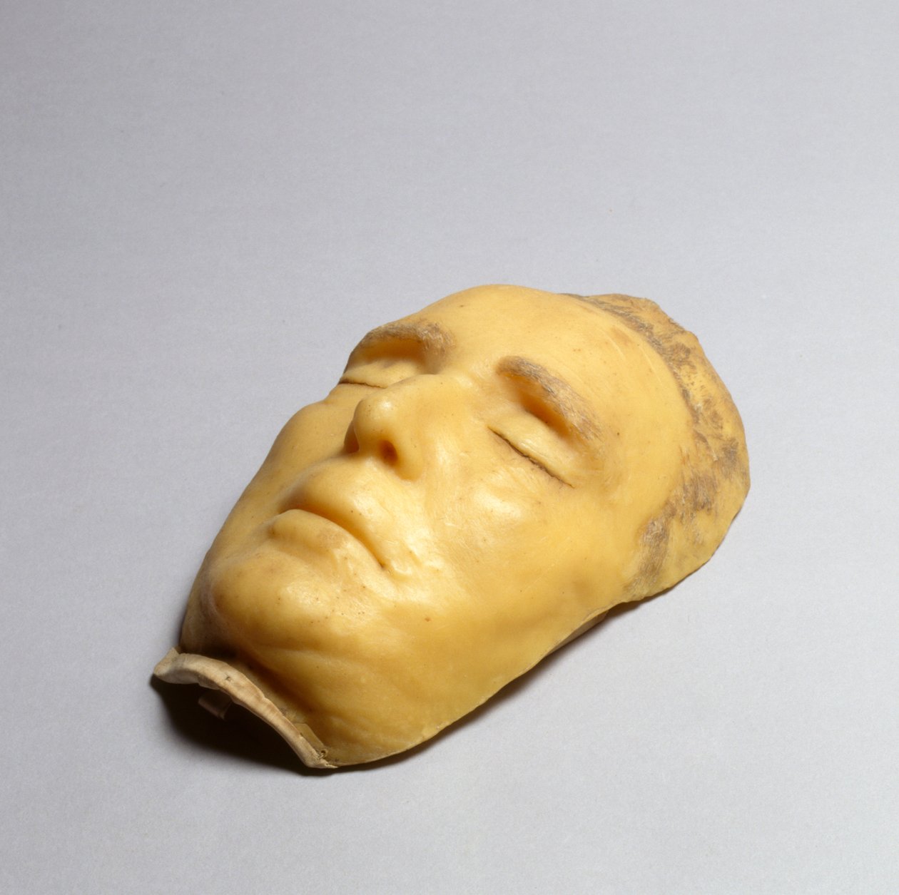 Dödsmask av Fredrik II, Landgrave of Hesse-Cassel, 1785 (vax och hår) av Johann Wilhelm Kirchner