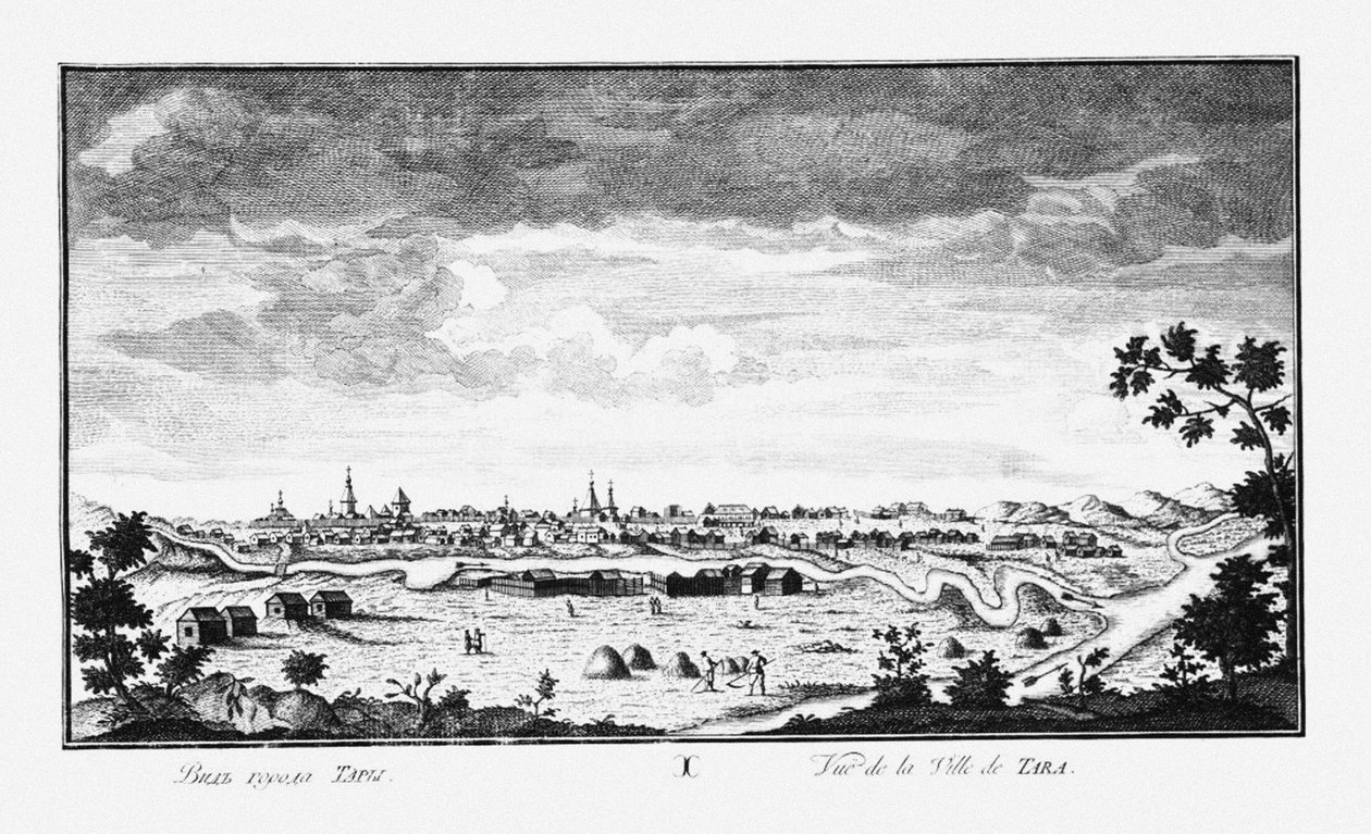 Utsikt över Tara, ca 1735 av Johann Wilhelm Lürsenius