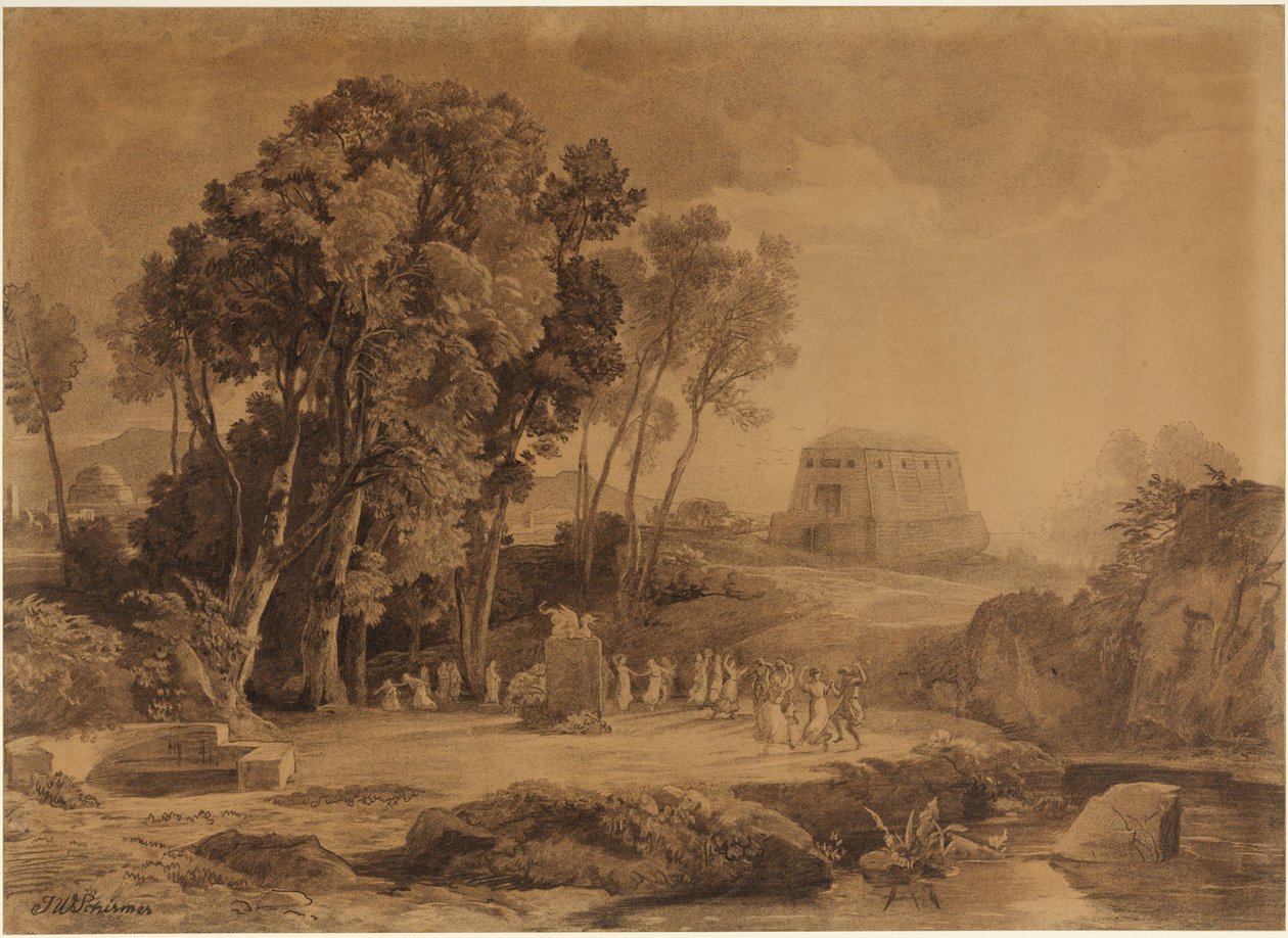 Noas ark (Första Moseboken 6, 13 ff.) av Johann Wilhelm Schirmer