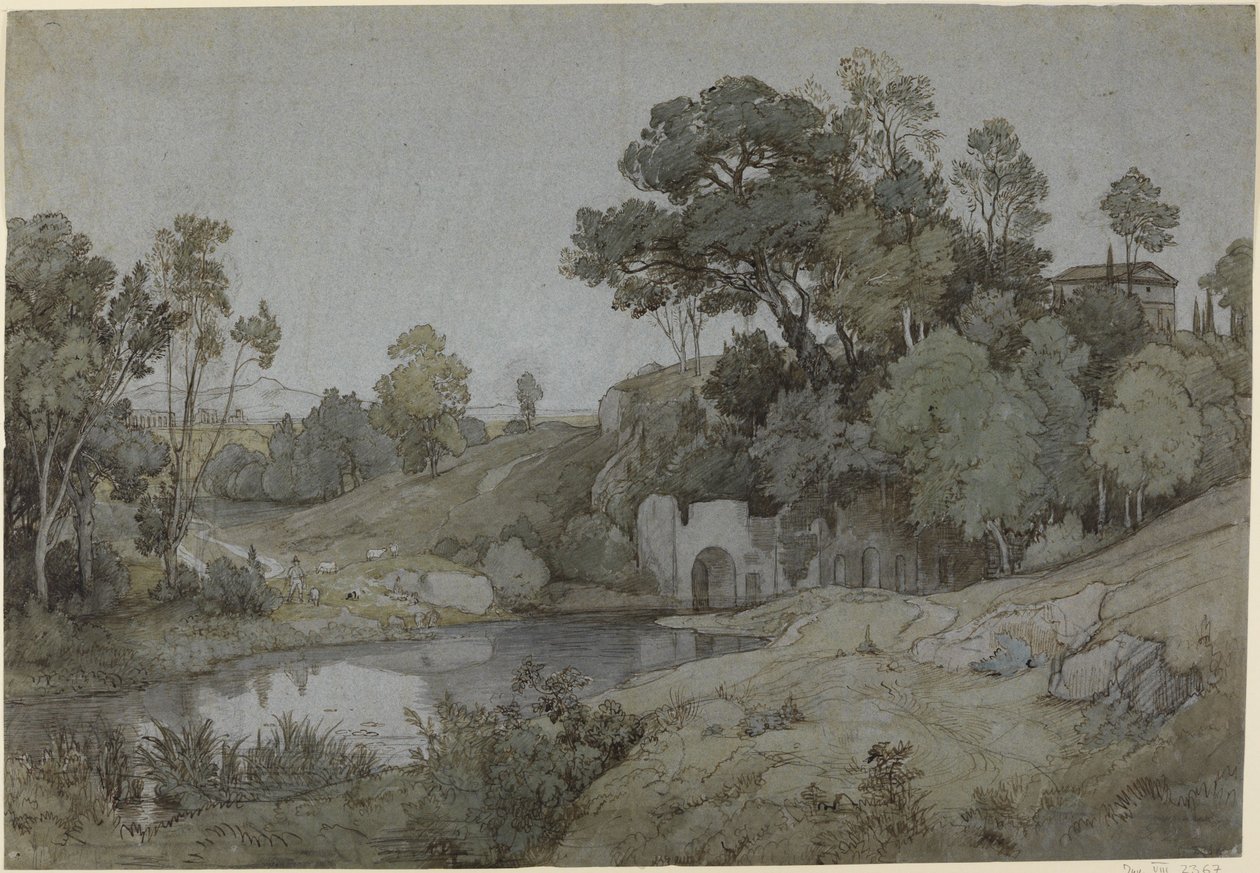 Egerias grotta av Johann Wilhelm Schirmer