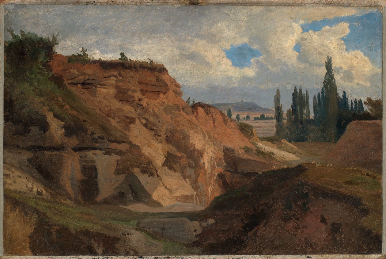 Stenbrott i södra Frankrike av Johann Wilhelm Schirmer