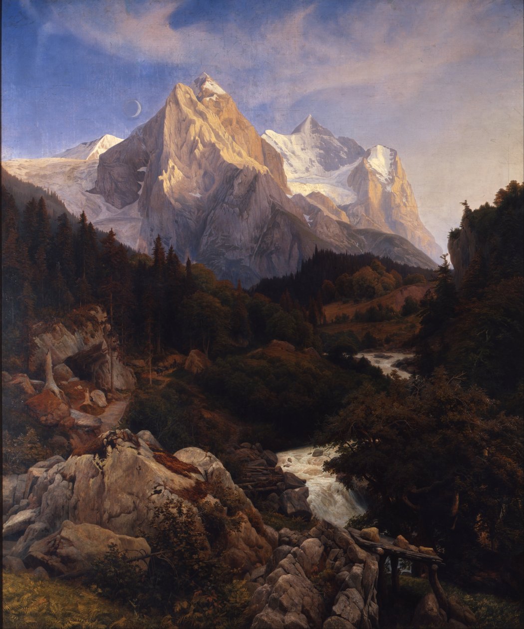 Wetterhorn av Johann Wilhelm Schirmer