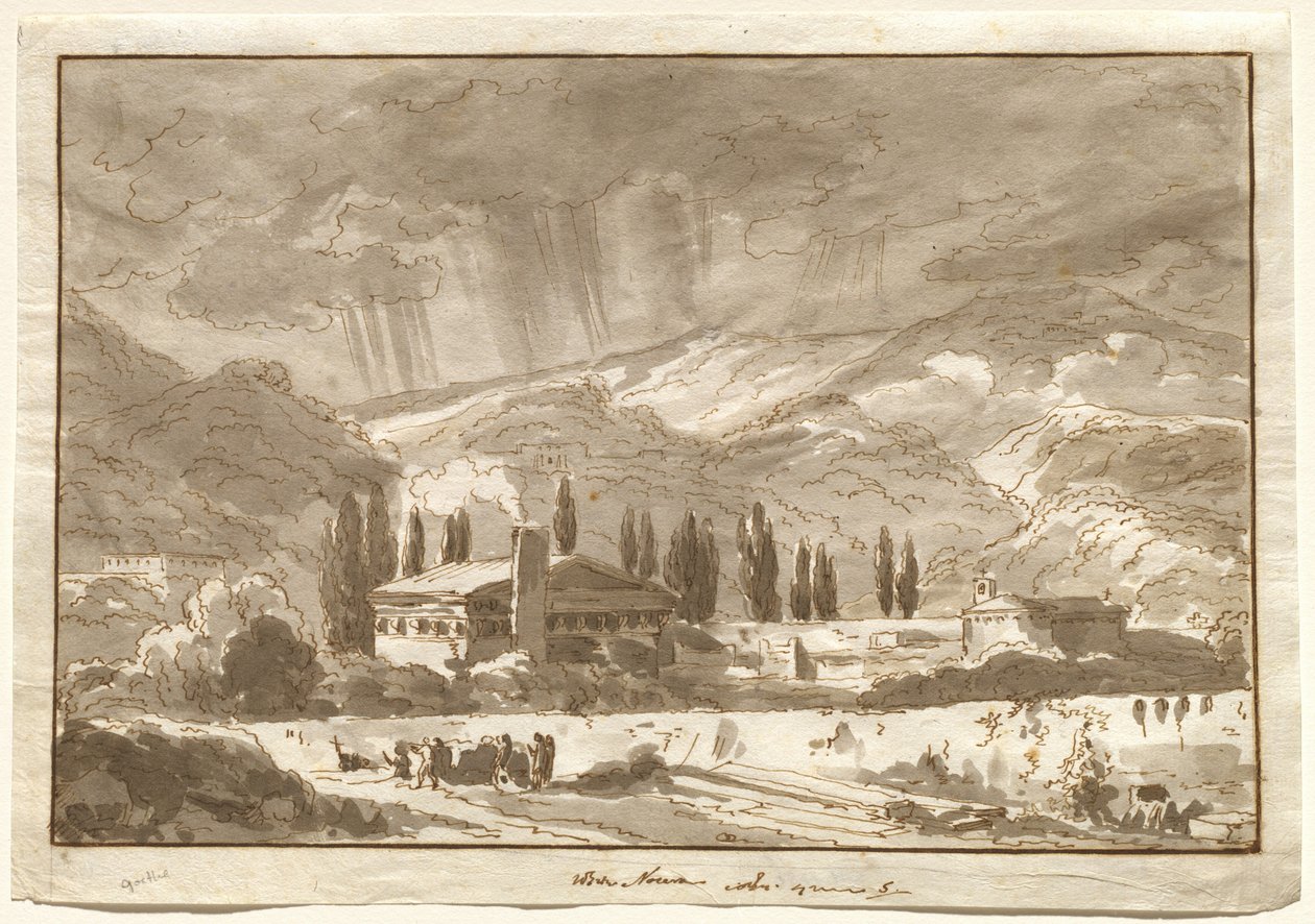 En storm över bergen nära Nocera av Johann Wolfgang von Goethe
