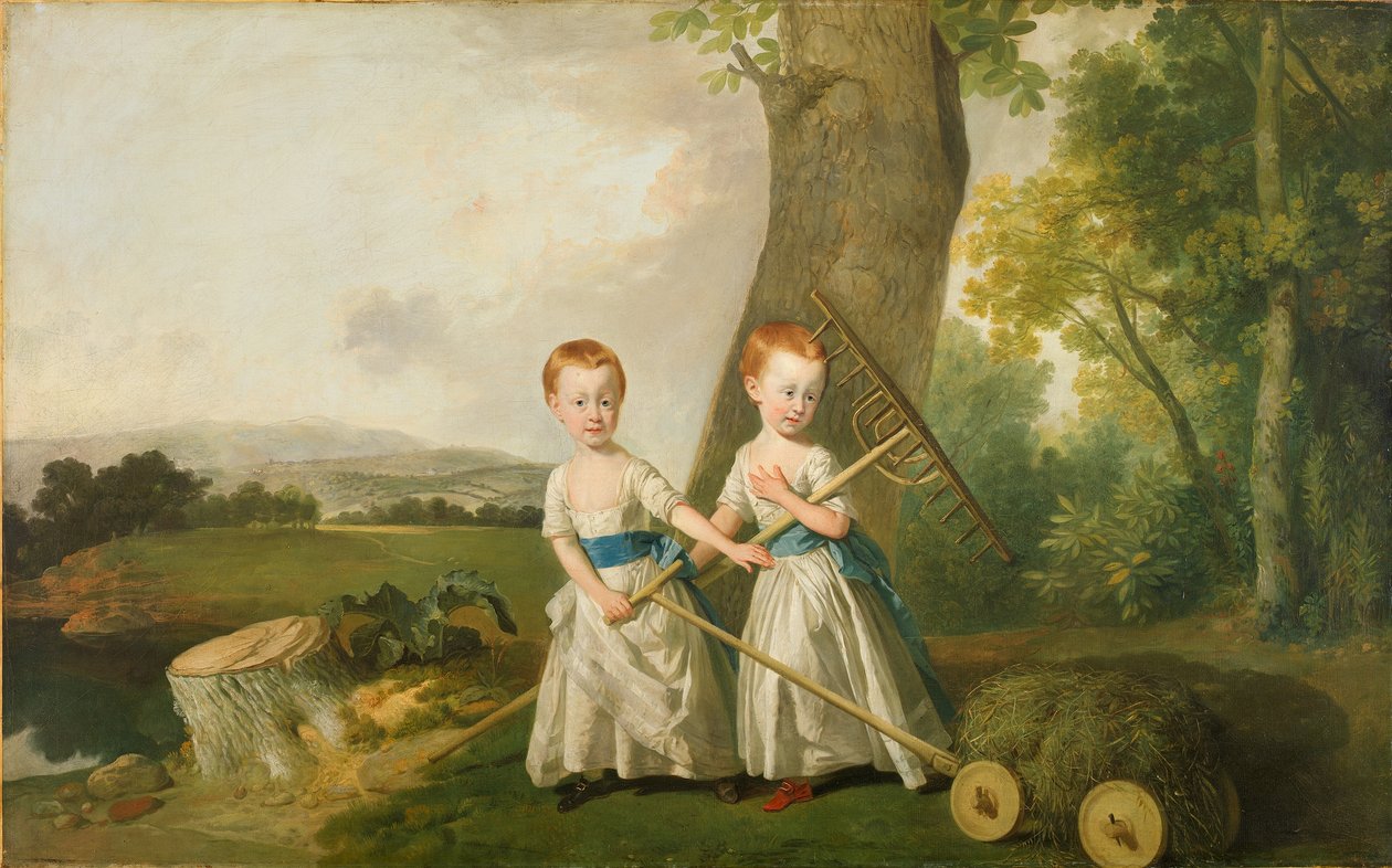De trubbiga barnen, ca 1766-80 av Johan Joseph Zoffany