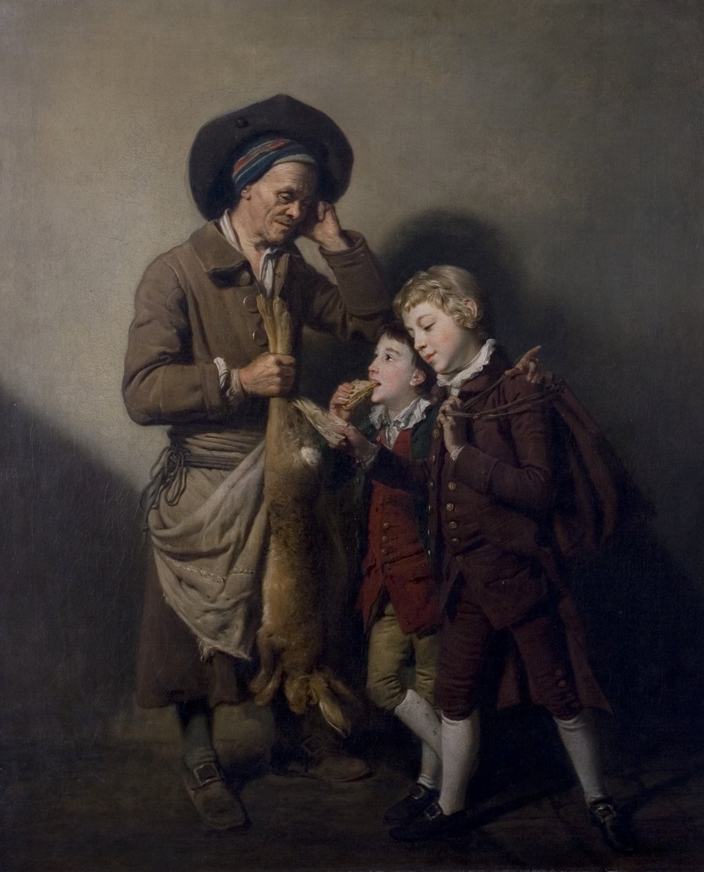 Portvakten och haren, c.1768 av Johan Joseph Zoffany