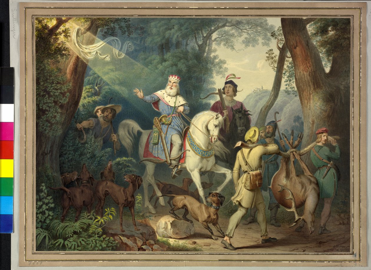 Slöja legend av Johann the Yngr. Dallinger von Dalling