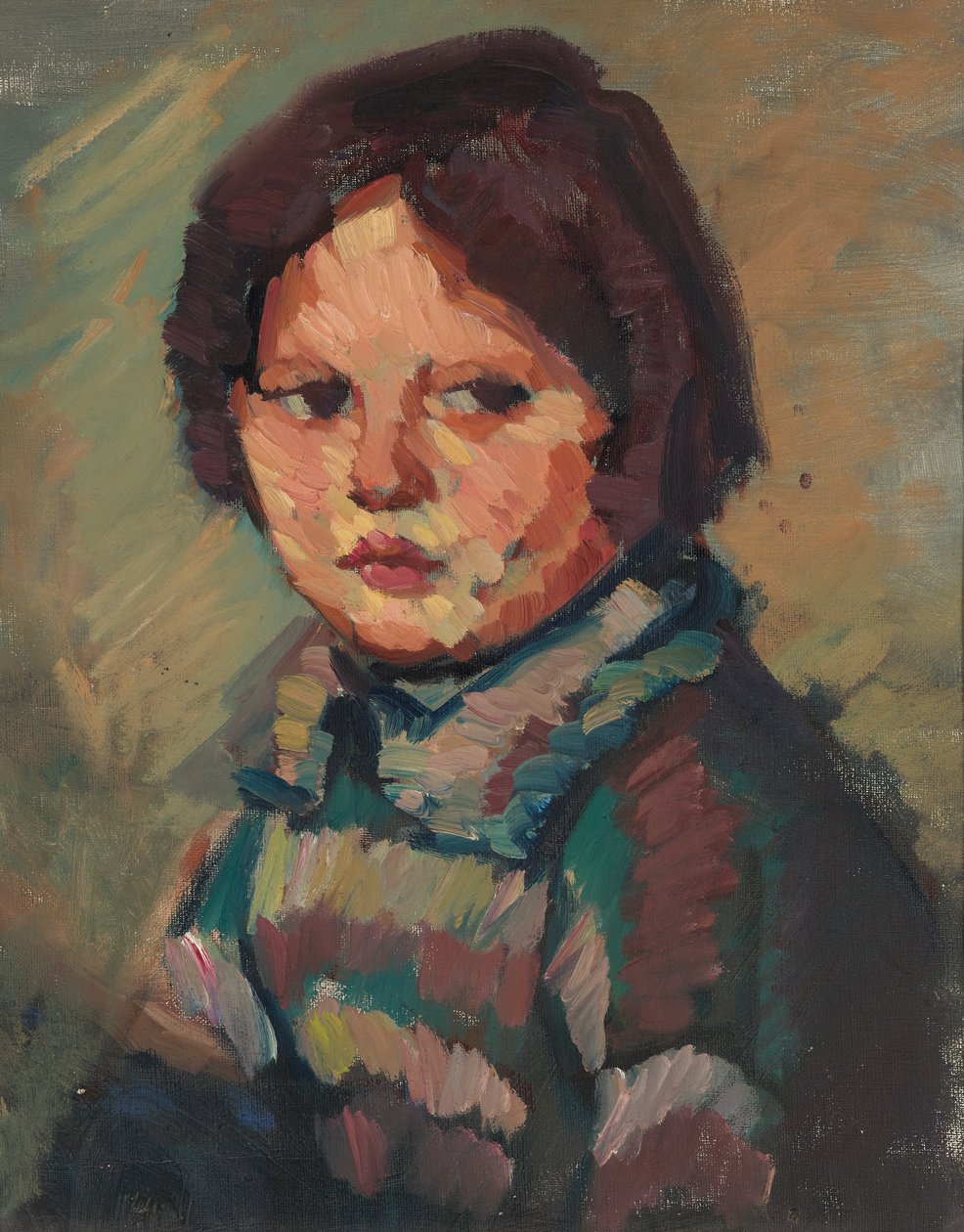 barnporträtt av Johanna Kampmann Freund