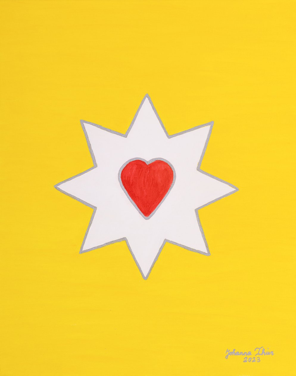 The joyful heart love star - bild utan citat av Johanna Thier
