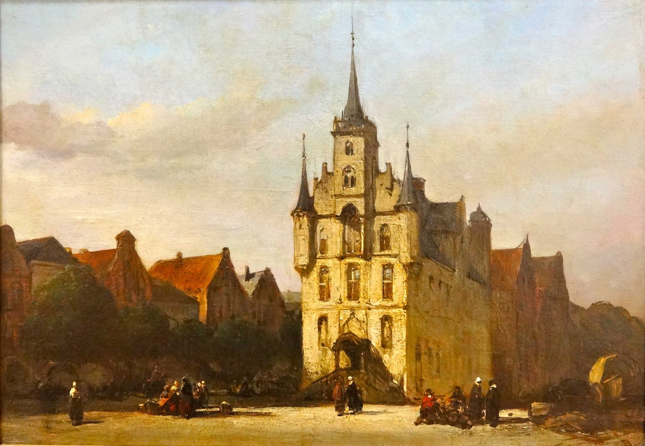 Goudas marknad av Johannes Bosboom