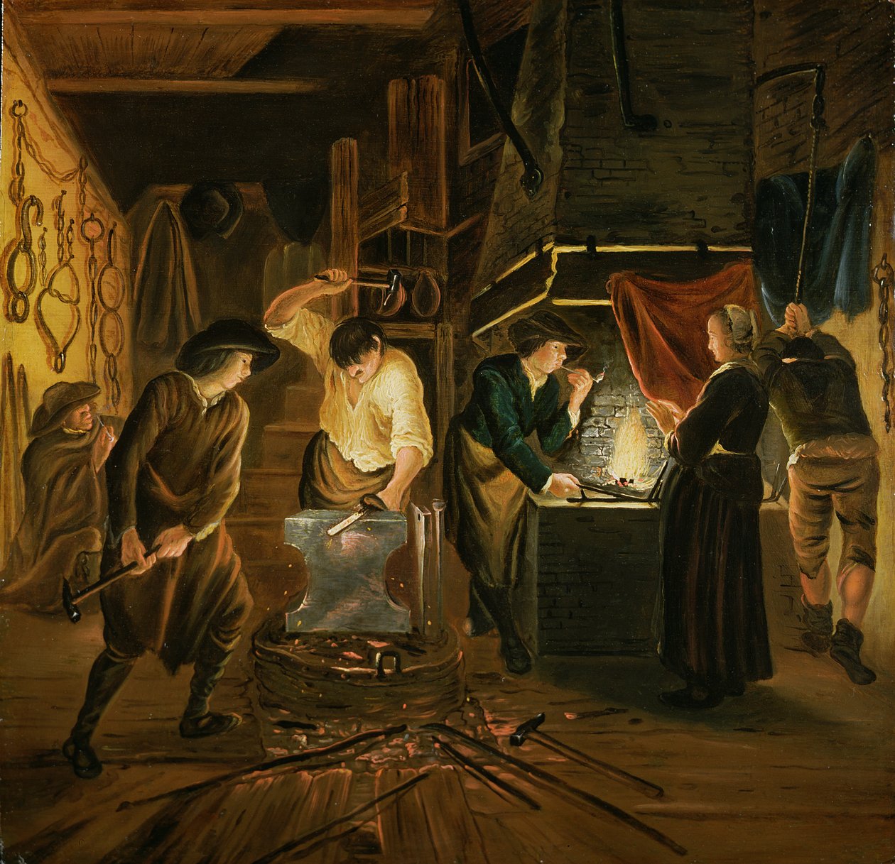 Smedens smedja av Johannes Dircksz van Oudenrogge