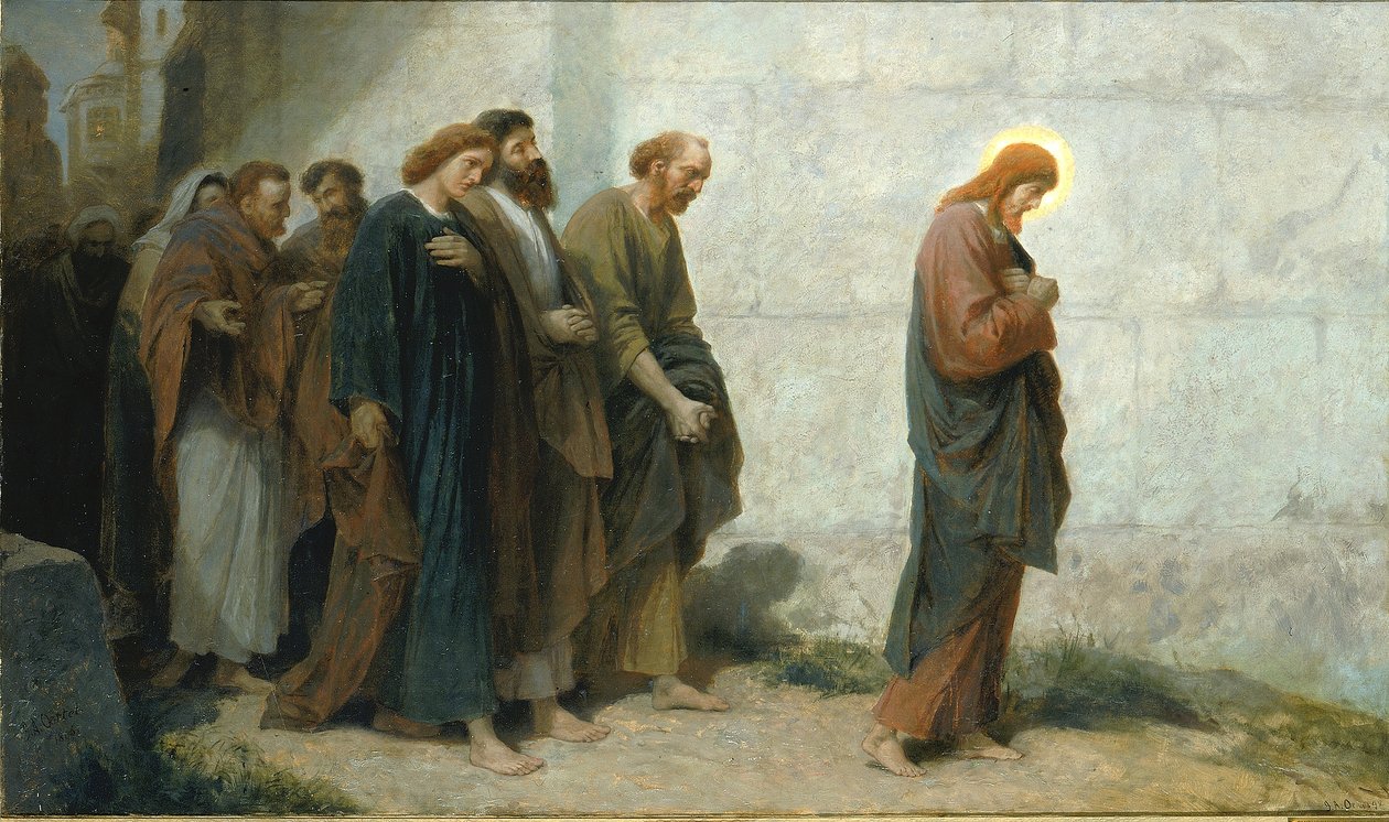 På väg ner till Getsemane av Johannes Adam Simon Oertel
