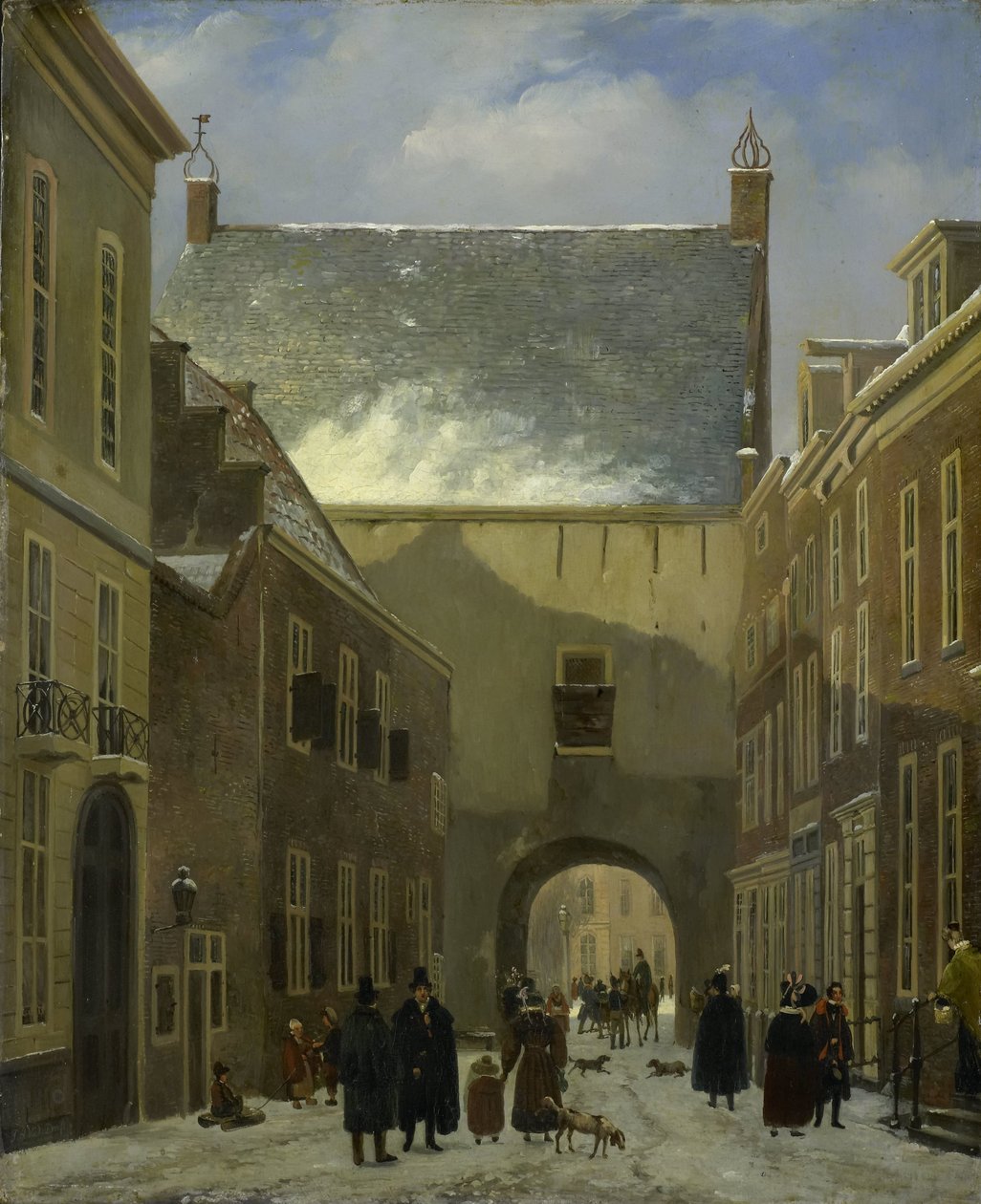 Fängelseporten, Haag av Johannes Adrianus van der Drift
