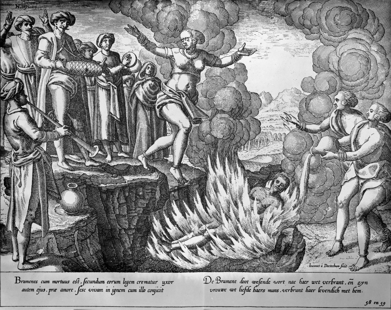 Sati av Johannes Baptista van the Younger Doetechum