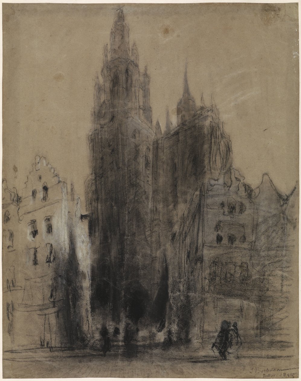 Vår Fru av Antwerpens katedral av Johannes Bosboom