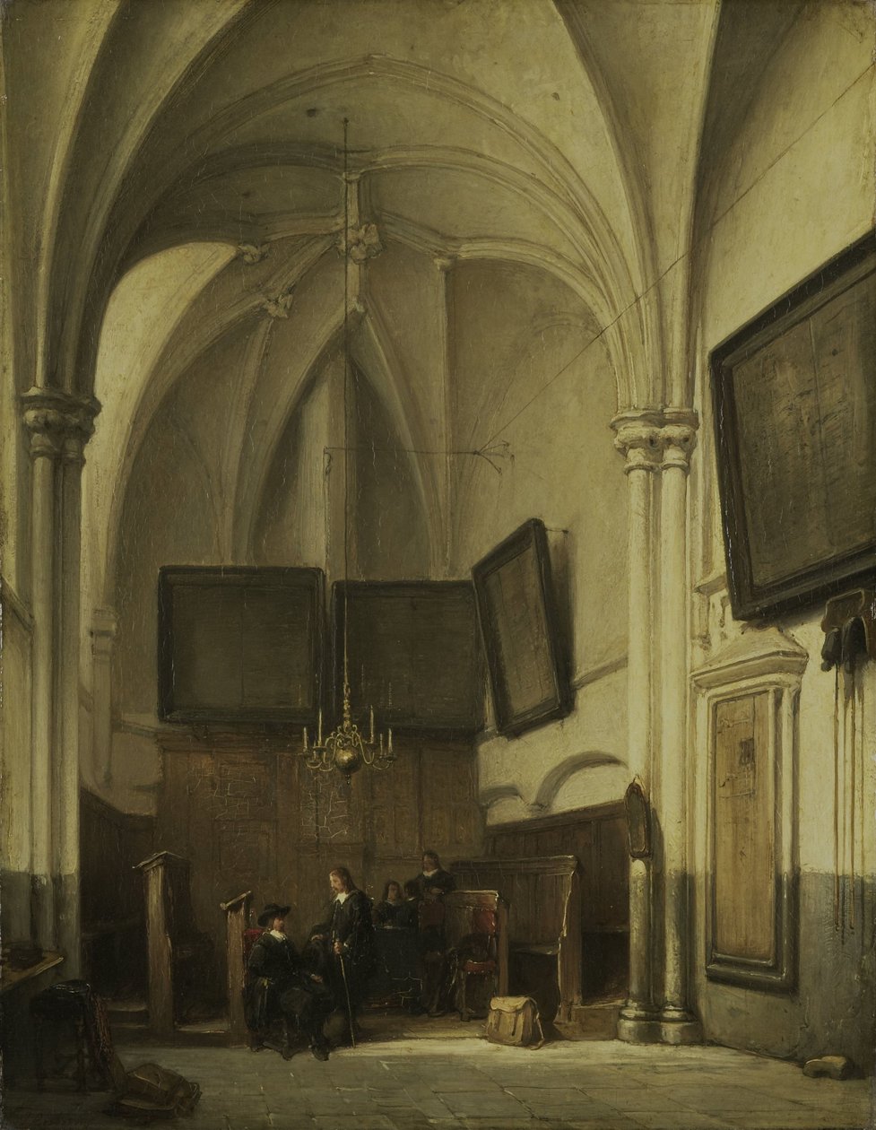 Vestry av kyrkan St Stephen i Nijmegen av Johannes Bosboom