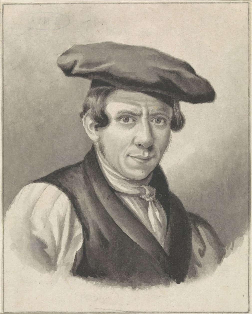 Självporträtt av Johannes Boshamer av Johannes Boshamer