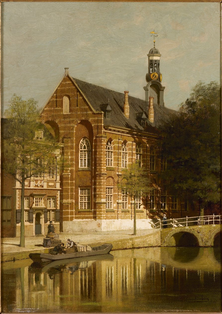 Utsikt över Leiden. av Johannes Christiaan Karel Klinkenberg