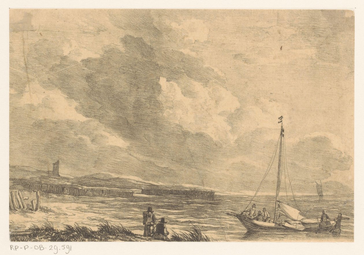 Segelbåtsplatser av Johannes Christiaan Schotel