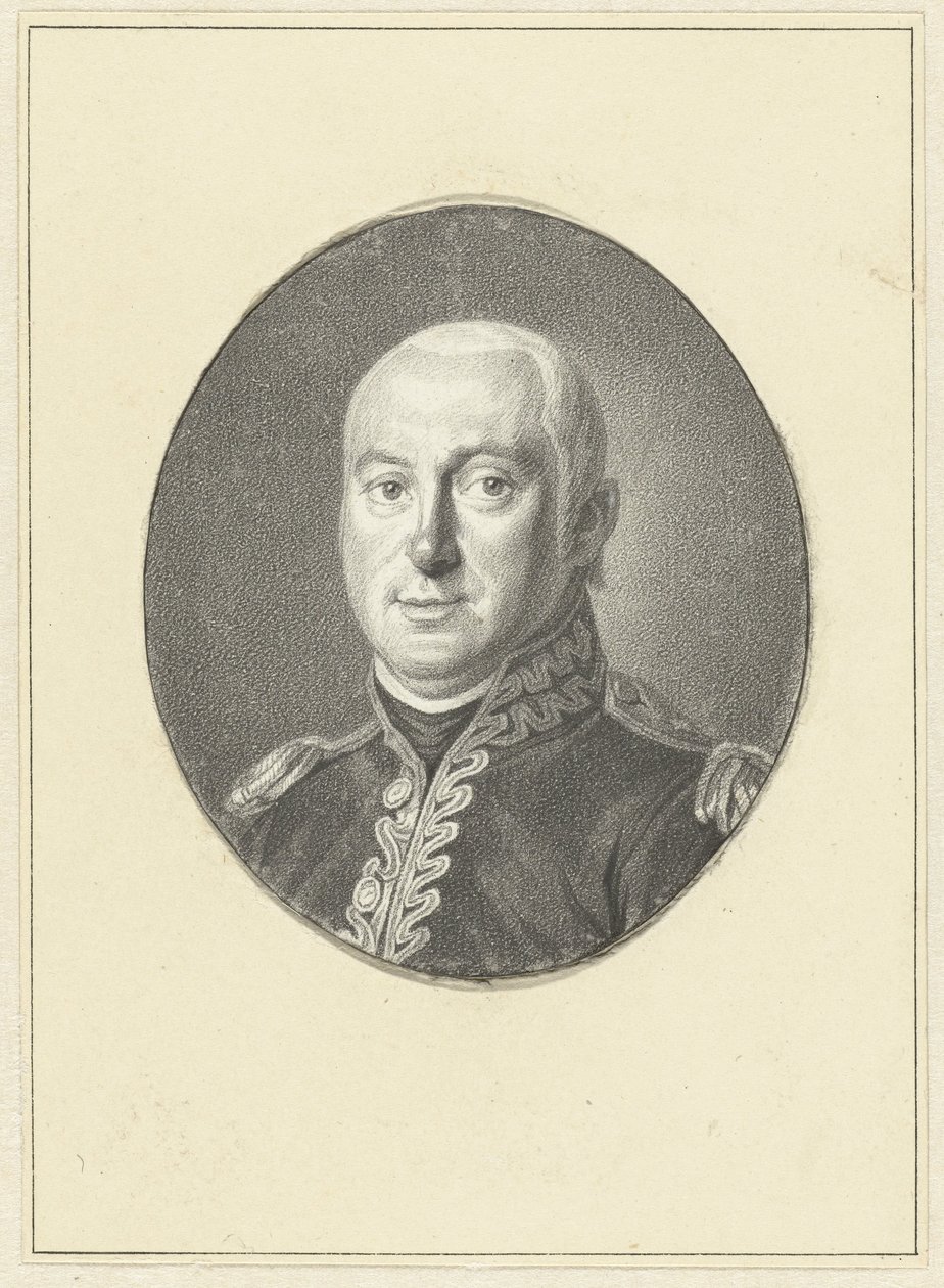 Porträtt av amiral Jan Willem de Winter av Johannes Cornelis Mertens
