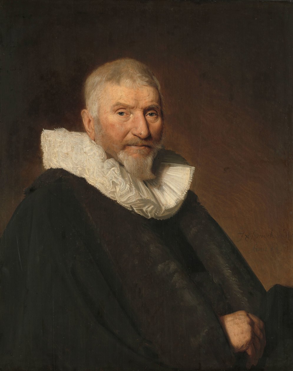Johan van Schoterbosch (ca 1564-1654). Rådman och rådmannen i Haarlem av Johannes Cornelisz. Verspronck
