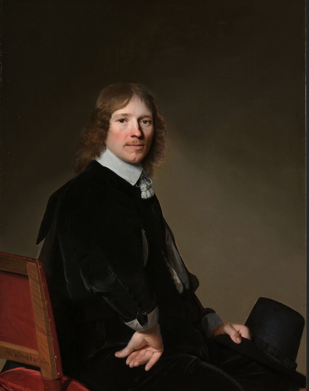 Porträtt av Eduard Wallis Eduard Wallis (1621-1684) av Johannes Cornelisz. Verspronck