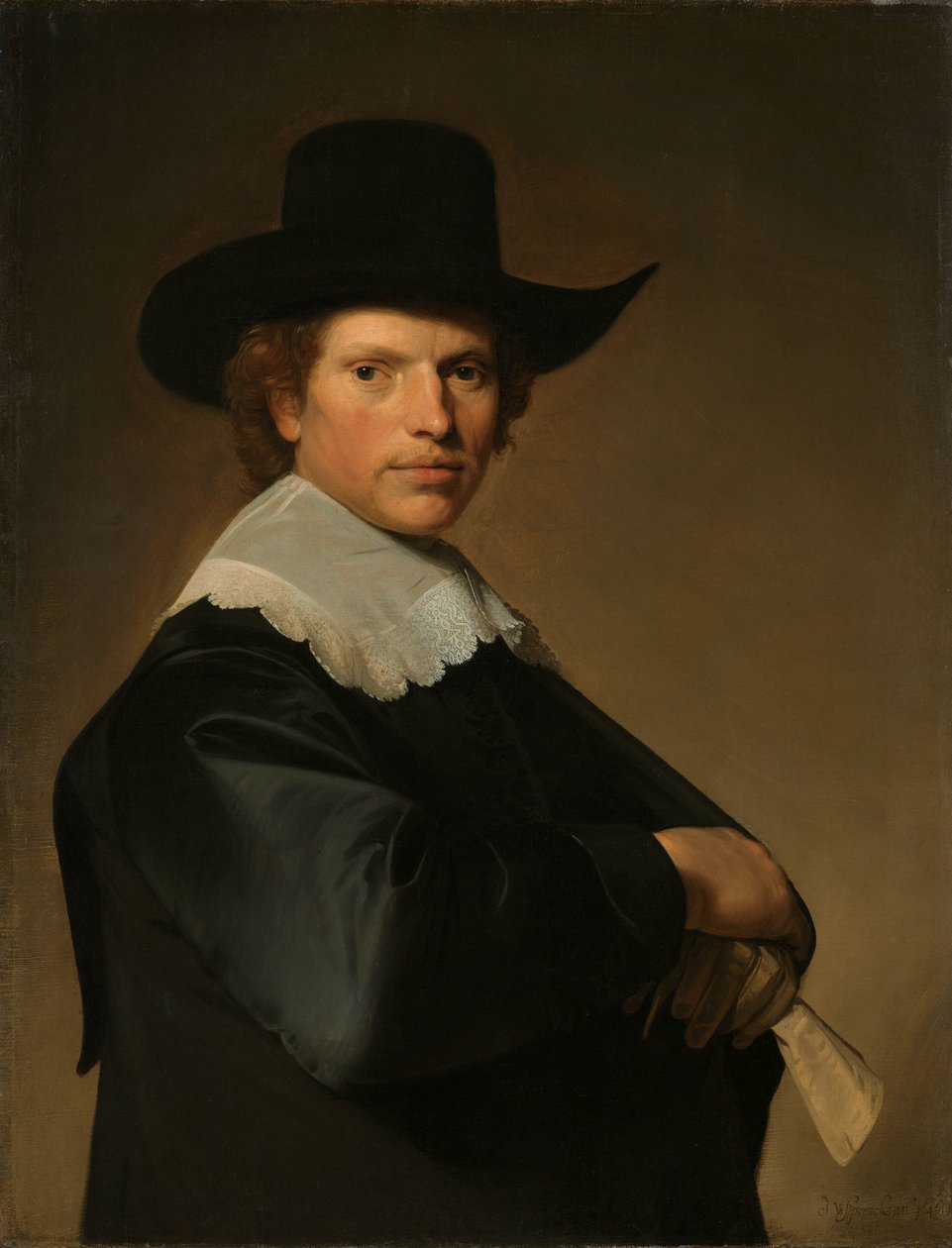 Porträtt av en man av Johannes Cornelisz. Verspronck