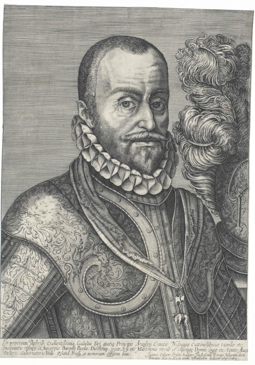 Greve av Holland Bild av prins Vilhelm I av Oranien av Johannes Eillarts