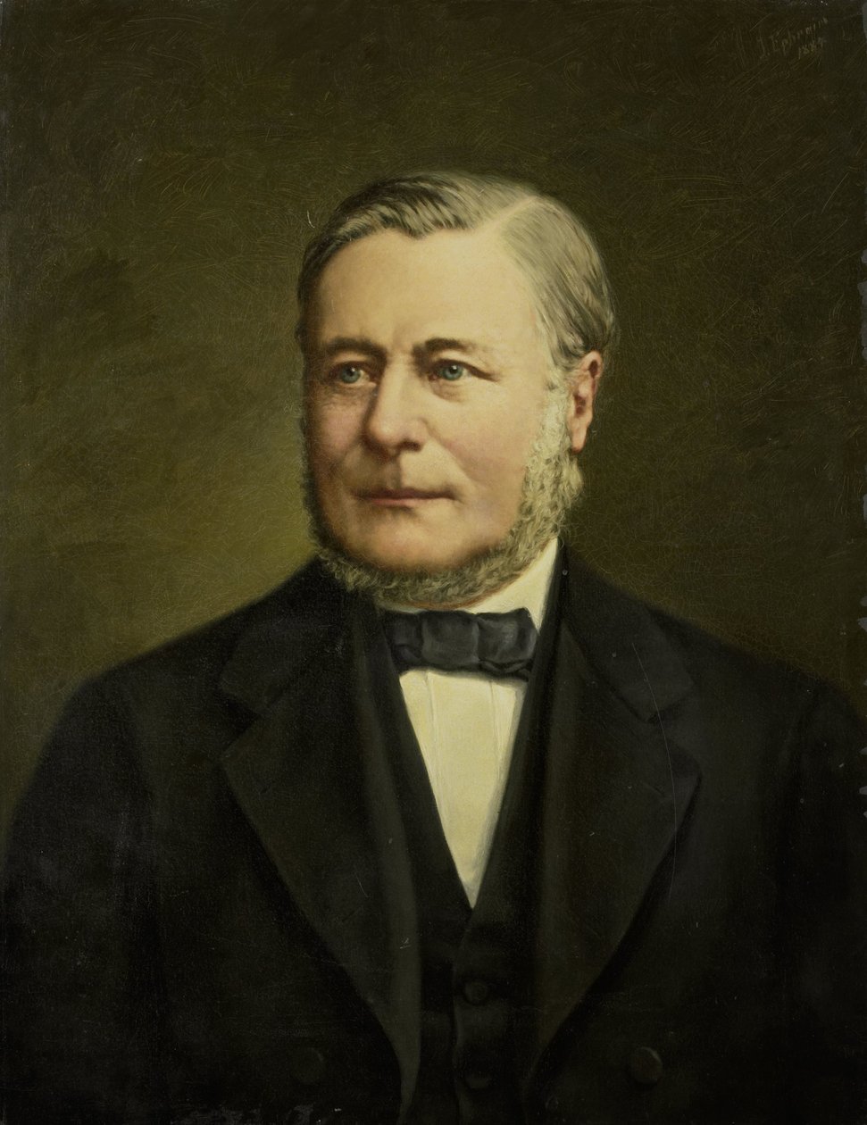 Porträtt av Pieter Hendrik van Gelder (1822-1883) av Johannes Ephraim