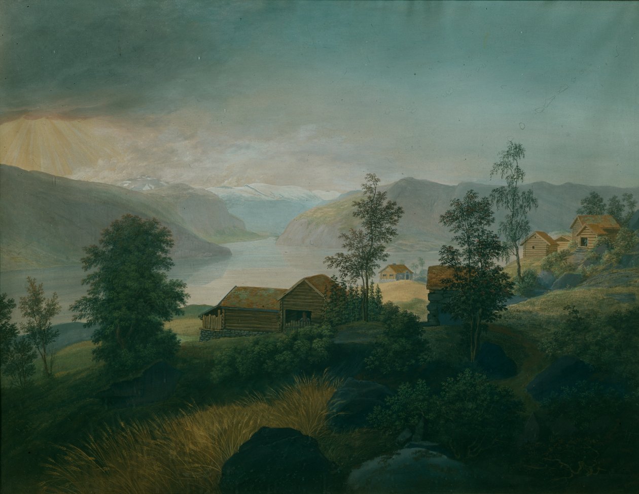 Från Gudbrandsdalen (olja på duk) av Johannes Flintoe