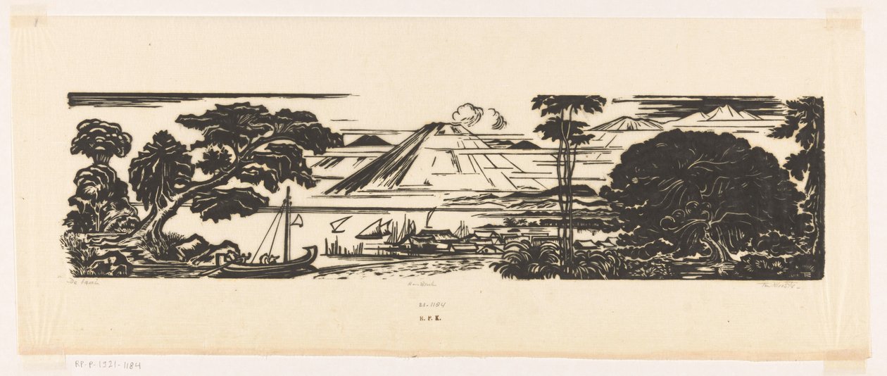 De baai (originaltitel på objekt) av Johannes Frederik Engelbert ten Klooster (signed by artist)