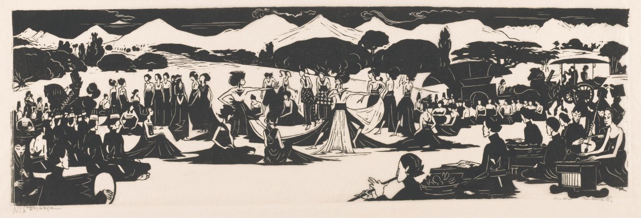 Djokja (originaltitel på objekt) av Johannes Frederik Engelbert ten Klooster (signed by artist)