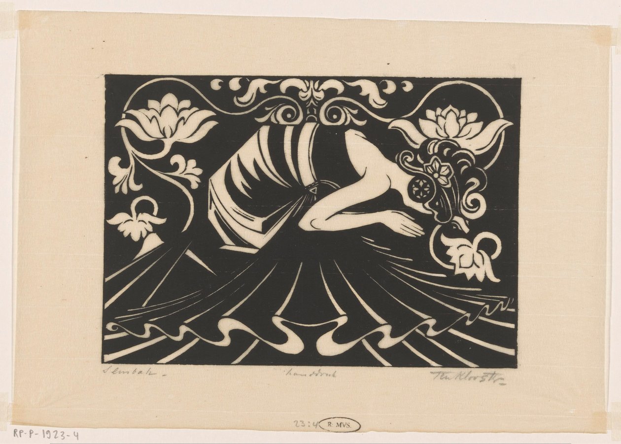 Sembah (originaltitel på objekt) av Johannes Frederik Engelbert ten Klooster (signed by artist)