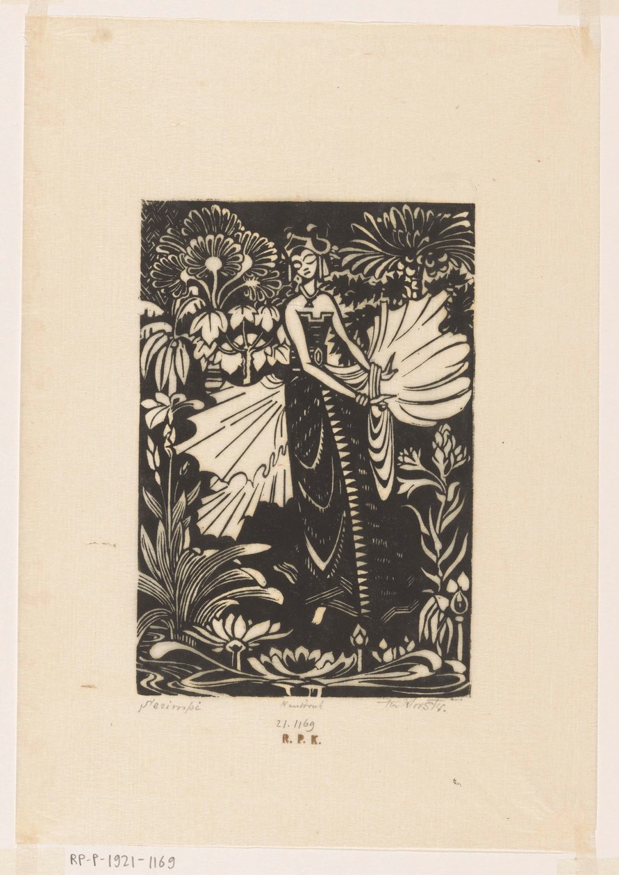 Serimpi (originaltitel på objekt) av Johannes Frederik Engelbert ten Klooster (signed by artist)