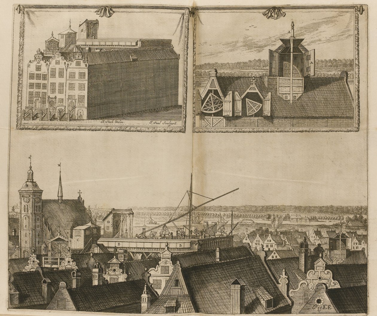 Himmelska enheter del ett, 1673 av Johannes Hevelius