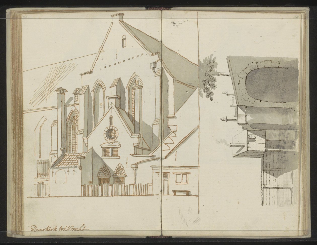 Grannkyrkan i Utrecht av Johannes Huibert Prins