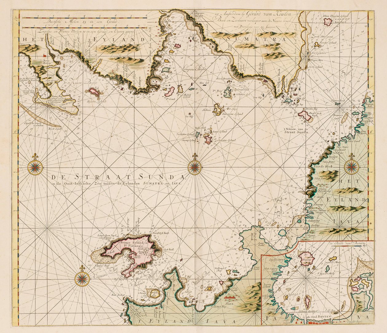 Den nya stora lysande havsfacklan : sjätte volymen : visar östra Europas havskuster, öar och hamnar av Johannes II Van Keulen