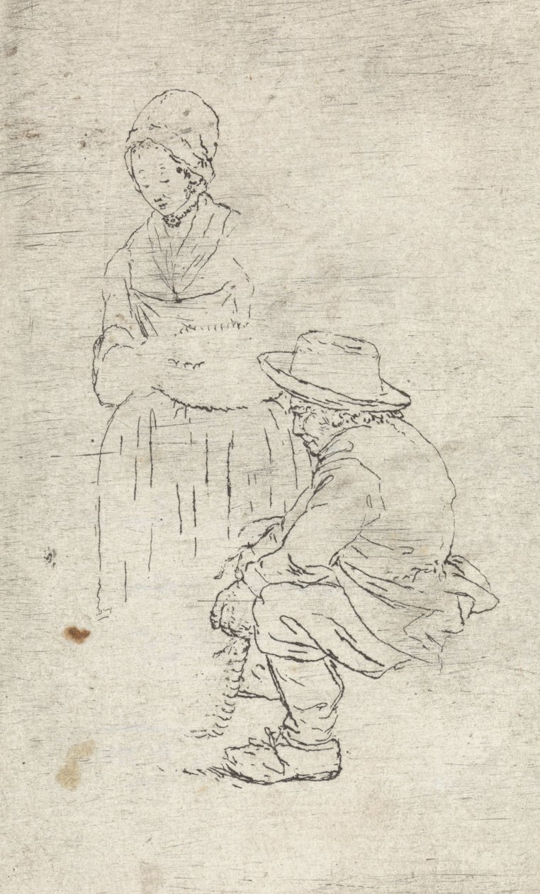 Bonde och bondhustru av Johannes Janson (possibly)