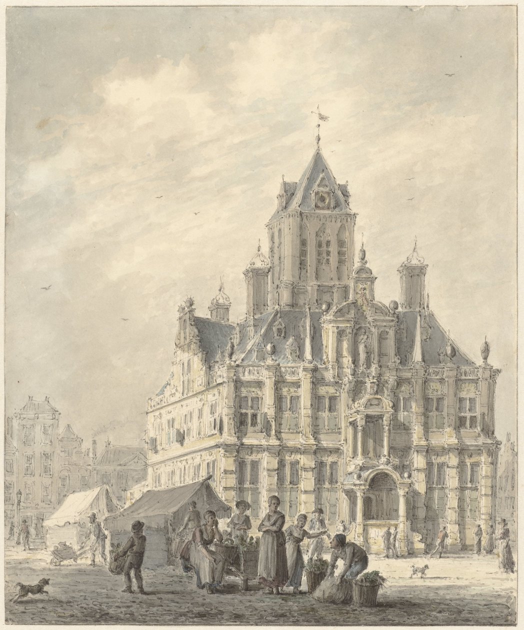Delfts stadshus av Johannes Jelgerhuis