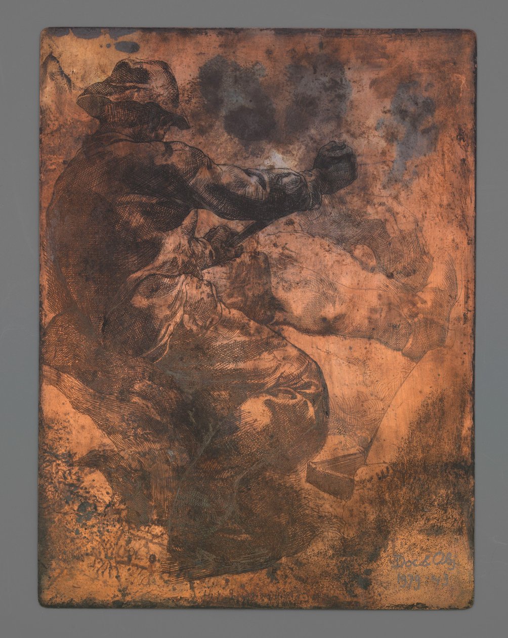 Arbetare sedd bakifrån av Johannes Josephus Aarts
