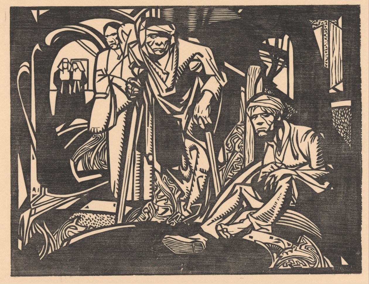 Sårad i en kyrka av Johannes Josephus Aarts