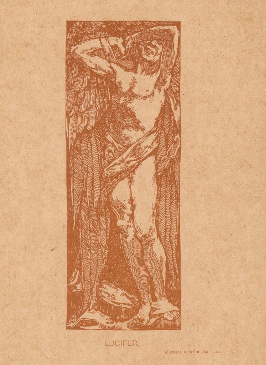 djävulen Lucifer (titel på objekt) av Johannes Josephus Aarts