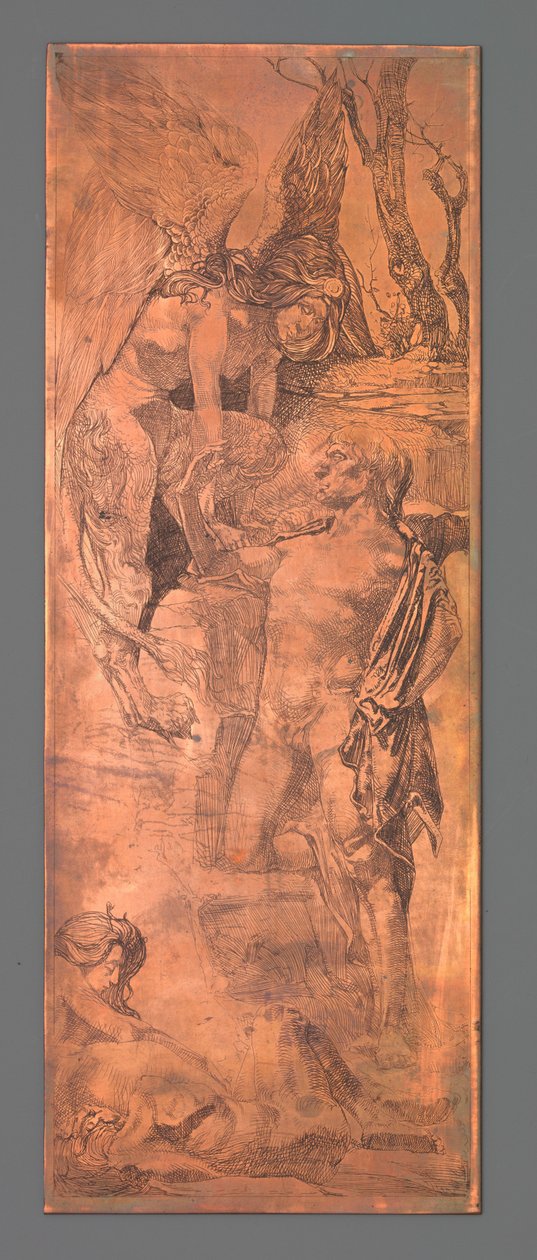 Man och sfinx av Johannes Josephus Aarts