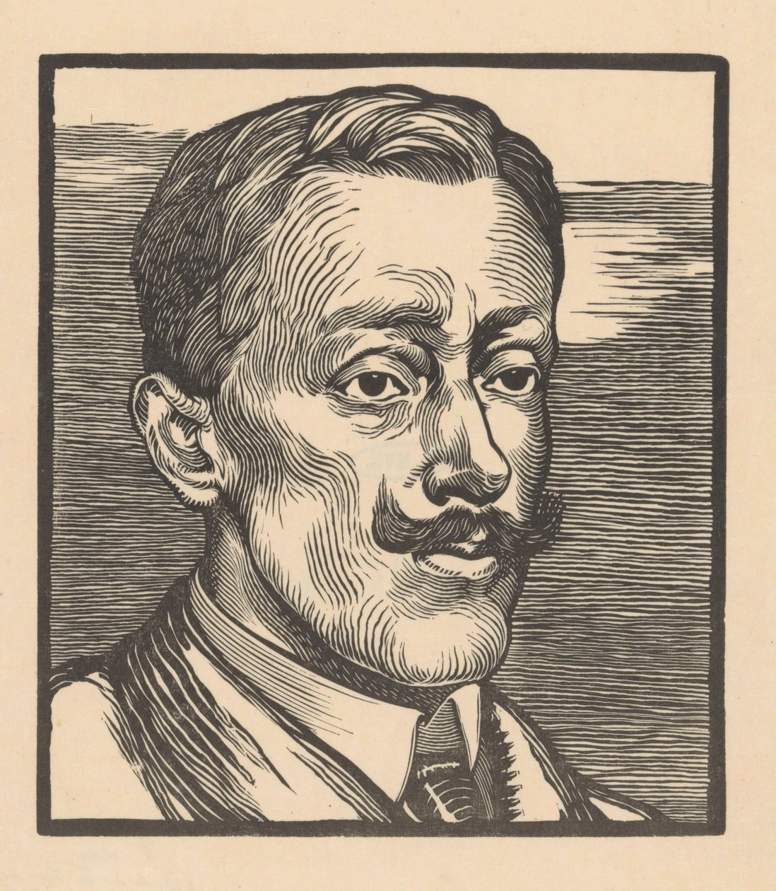 Porträtt av Francois Gerard Waller av Johannes Josephus Aarts