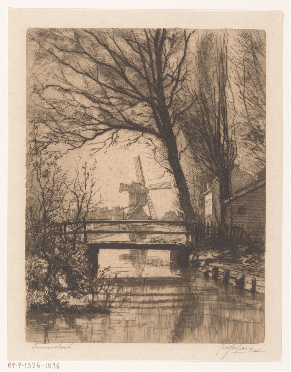 Loenersloot (originaltitel på objekt) av Johannes Josseaud (signed by artist)