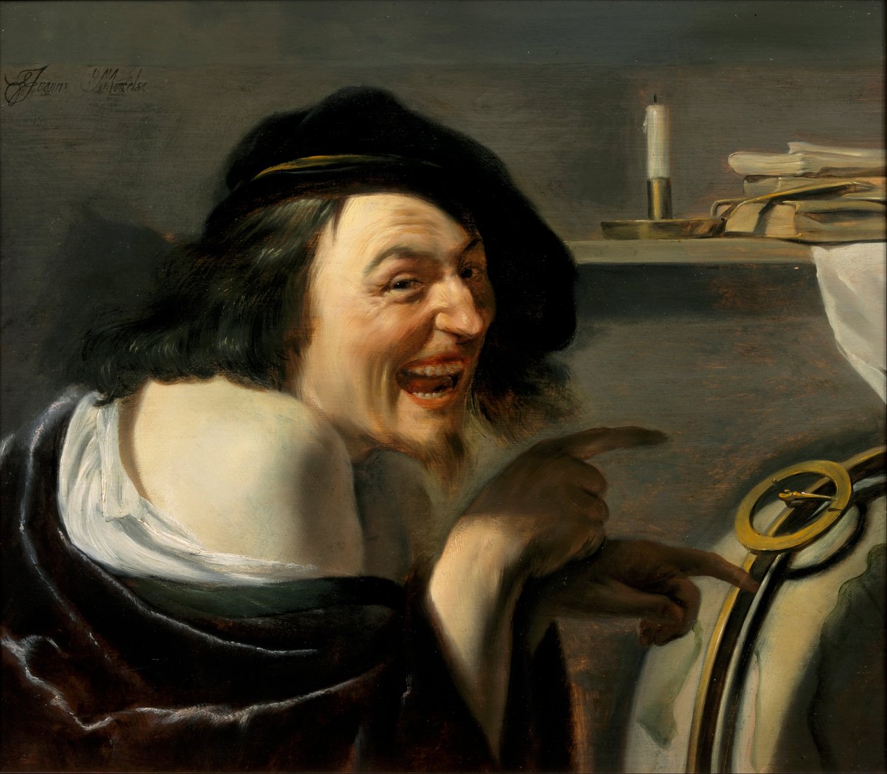 Demokritos av Johannes Moreelse