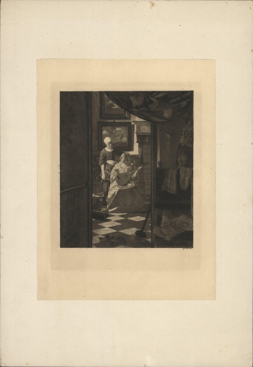 Kärleksbrevet av Johannes Vermeer