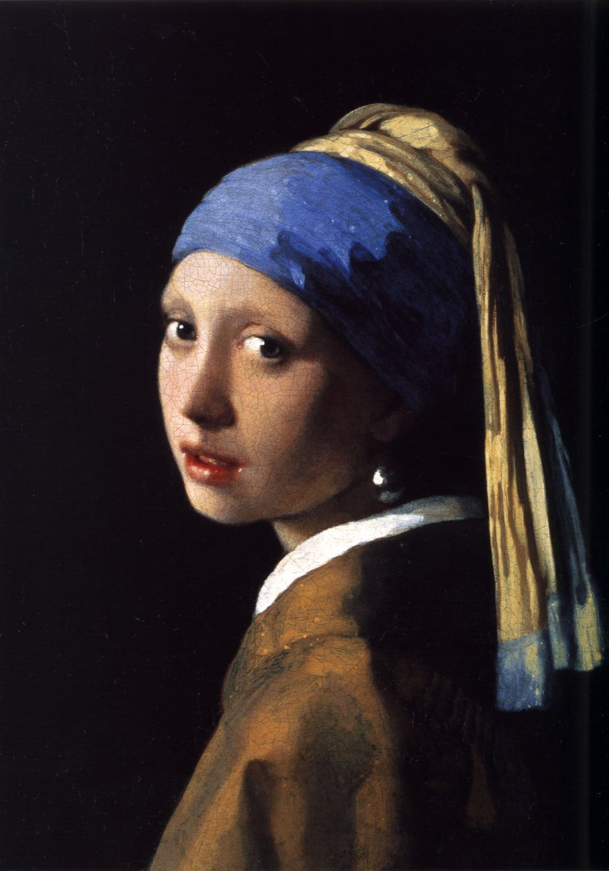 Flicka med ett pärlörhänge av Johannes Vermeer