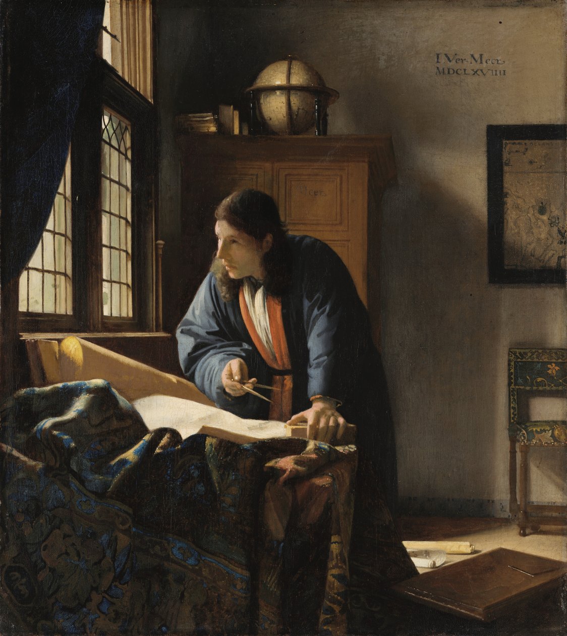 Geografen av Johannes Vermeer