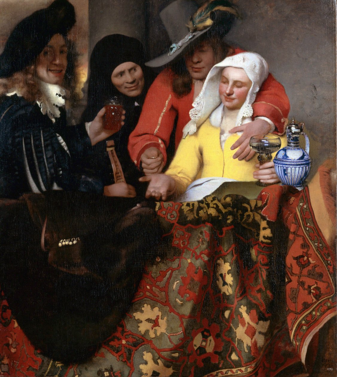 Die Kupplerin av Johannes Vermeer