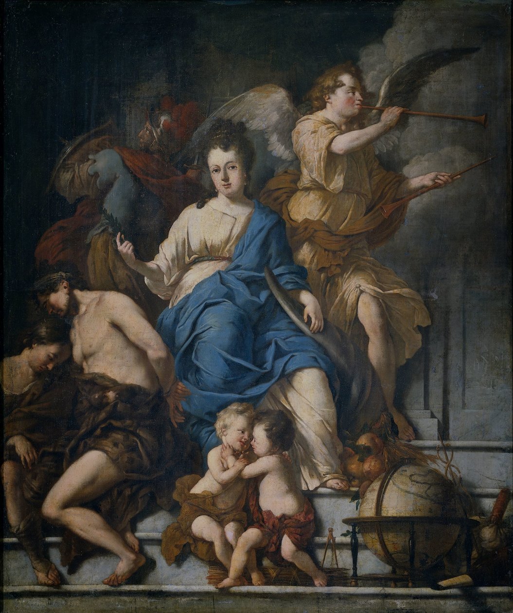 Allegori över fördraget i Ryswick, 1697 av Johannes Voorhout (I)
